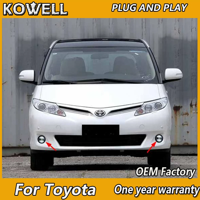 KOWELL стайлинга автомобилей Противотуманные фары для Toyota Prius Сенна Previa Avalon