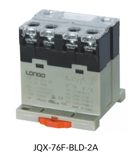 

1PC Longo JQX-76F-BLD-2A 25A Power relay 24VDC/12VDC/110VDC/220VAC
