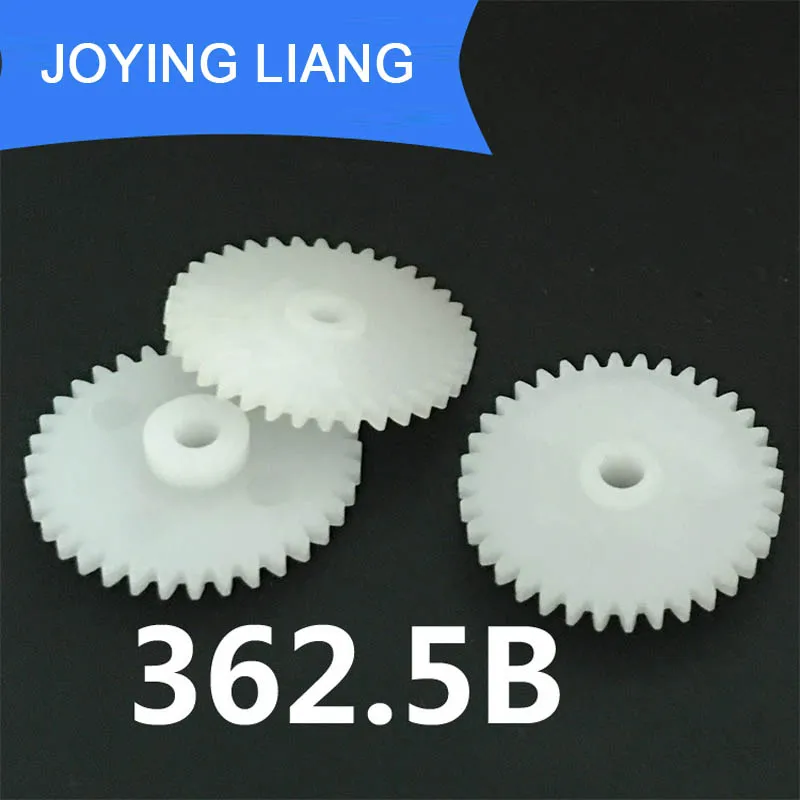 362.5B 0.5M 36 Teeth 2.5mm Shaft Loose Pom Plastic Pinion Gear Toy