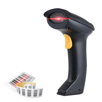 

Automatic Handheld 1D Wireless Bluetooth Barcode Scanner Portable Scanner Reverse Type Bar Code Scanning for Android iOS Windows