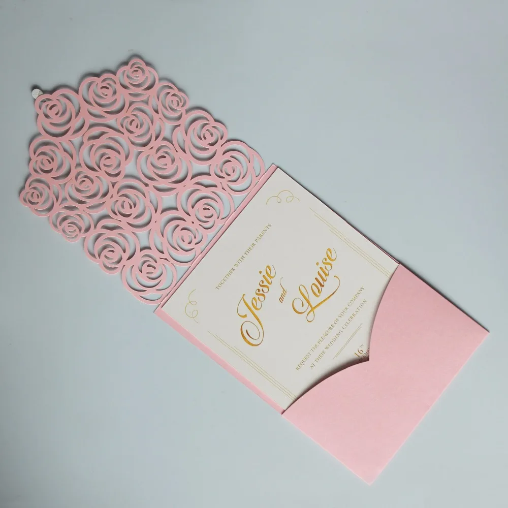 Romantic Rose Invitations