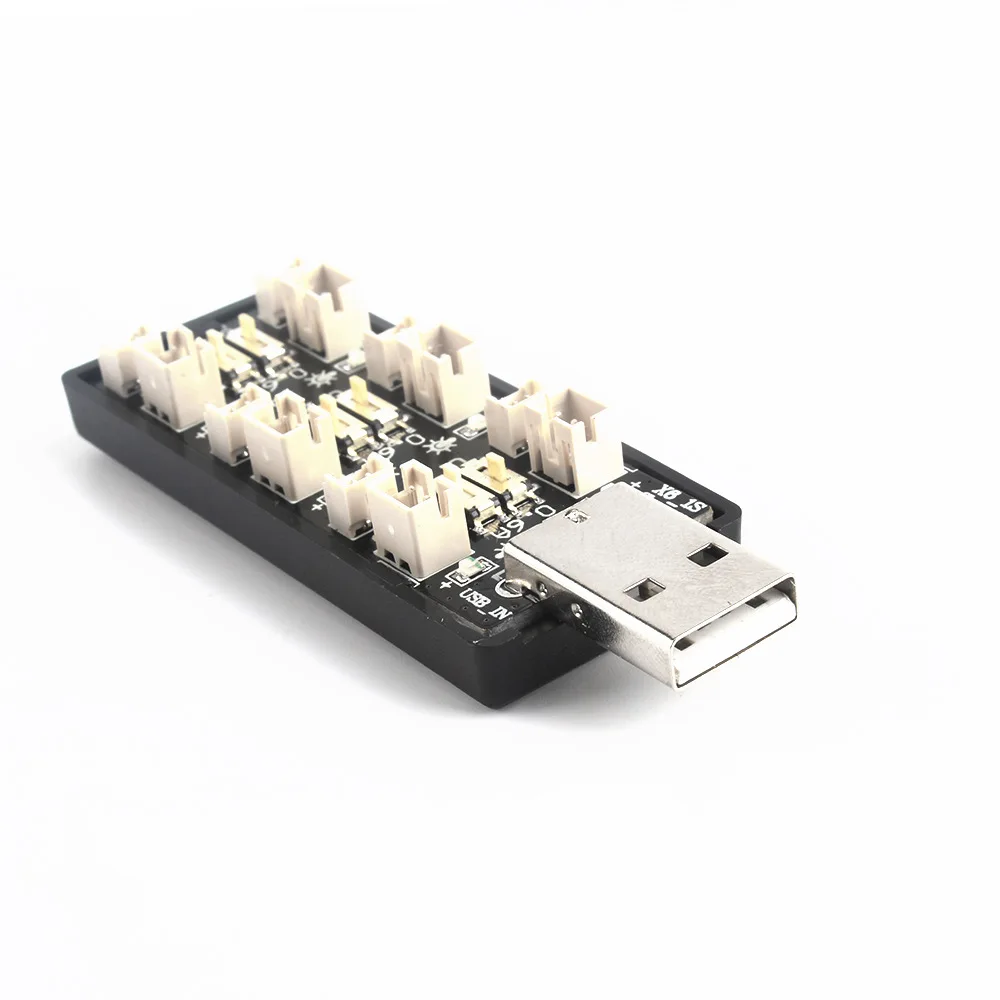 

1S LiPo Battery USB Charger 3.8V/4.35V 6 Channel 1S LiHV Charger Tiny Whoop Blade Inductrix Micro JST 1.25 JST-PH 2.0 mCX mCPX C