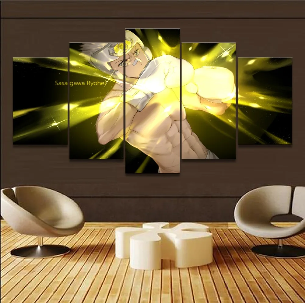 

Poster Home Decor Living Room HD Print Canvas 5 Panel Anime Reborn Ryohei Sasagawa Wall Art Painting Modular Pictures Framework