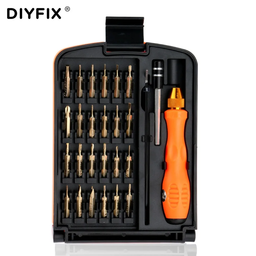 Набор многофункциональных инструментов DIYFIX 27 в 1 пинцет отвертка биты для MacBook