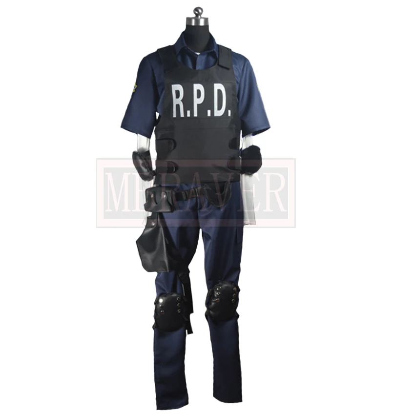 

Resident Evil Leon Scott Kennedy RPD Outfit Uniform Cosplay Costume Custom Made Any Size