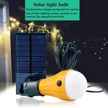 165Lumen Solar Powered Portable Led Bulb Lamp,Solar Energy lamp led lighting solar panel light Energy Solar Camping Light