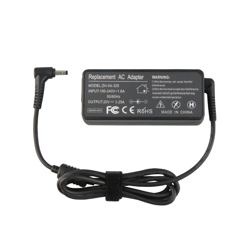 AC Laptop Charger For Lenovo Ideapad 100S-14 15 Yoga510 710s 310S-14 110 100 Flex 4 5A10K78750 20V 2.25A 3.25A 45W 65W 4.0*1.7mm