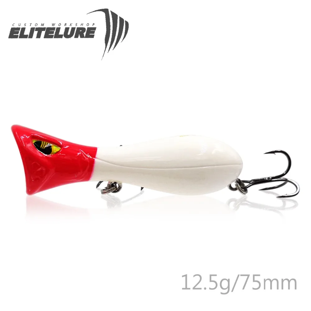 Рыболовные приманки eletelure MUYU Popper Top 70 мм/12 5 г искусственные для окуня щуки рыбы