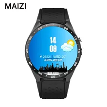 2016 Smartwatch 3G Kingwear KW88 PK Finow X5 X61.39 ”Amoled 400*400 Smart Uhr 3G Aufruf 2.0MP Kamera Schrittzähler Herzfrequenz