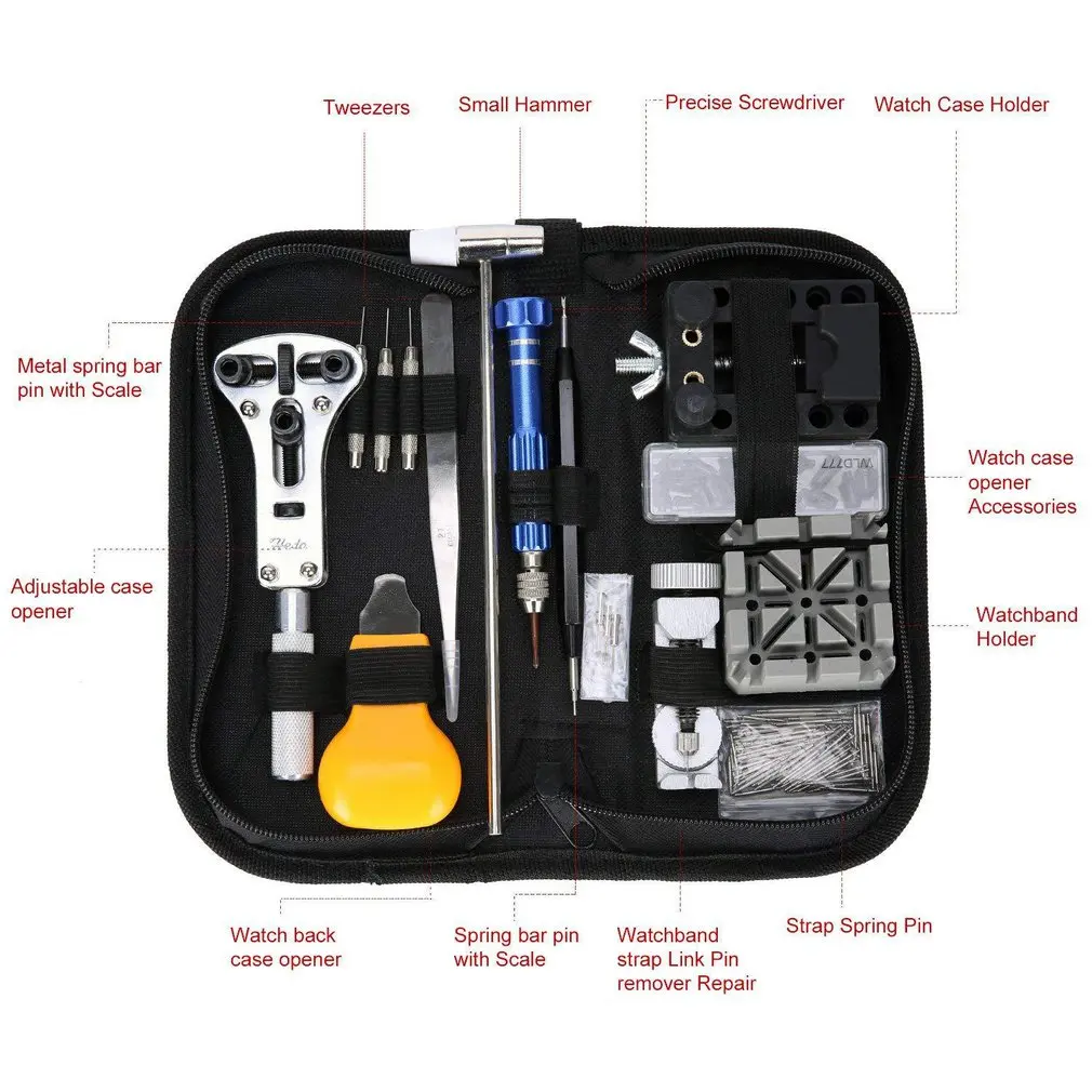 Инструмент для ремонта часов набор для ремонта часов 144 Наборы инструментов Набор Сплит открывающий инструмент для часов ремонтные часы