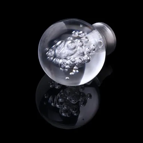 

10x 25mm Diameter Clear Ball/Bubble Door Drawer Pull Knob Handle