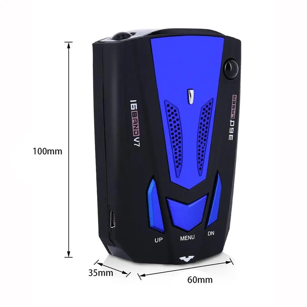 

Durable 16 Band 360 Car Anti-Police GPS Camera Laser Radar Detector DC12V
