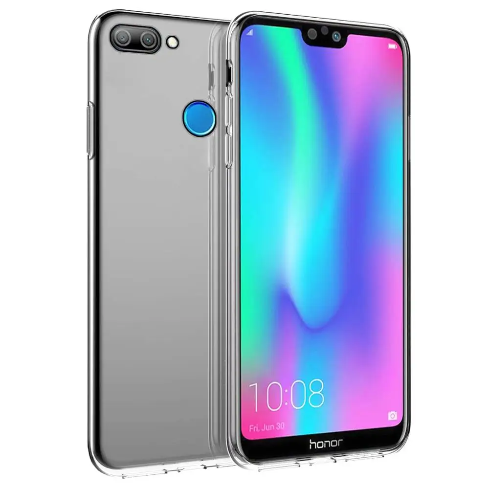 

Crystal Clear Transparent Shock Absorption Dirt Resistant Fit Case For Huawei Honor 9i Soft TPU Rubber Gel Bumper Back Cover
