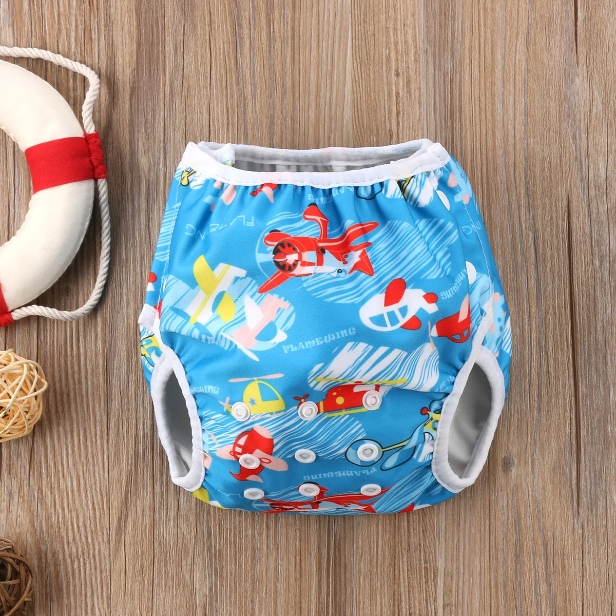 Летний купальный водонепроницаемый подгузник штанишки для подгузников многоразовые регулируемые детские для маленьких мальчиков и