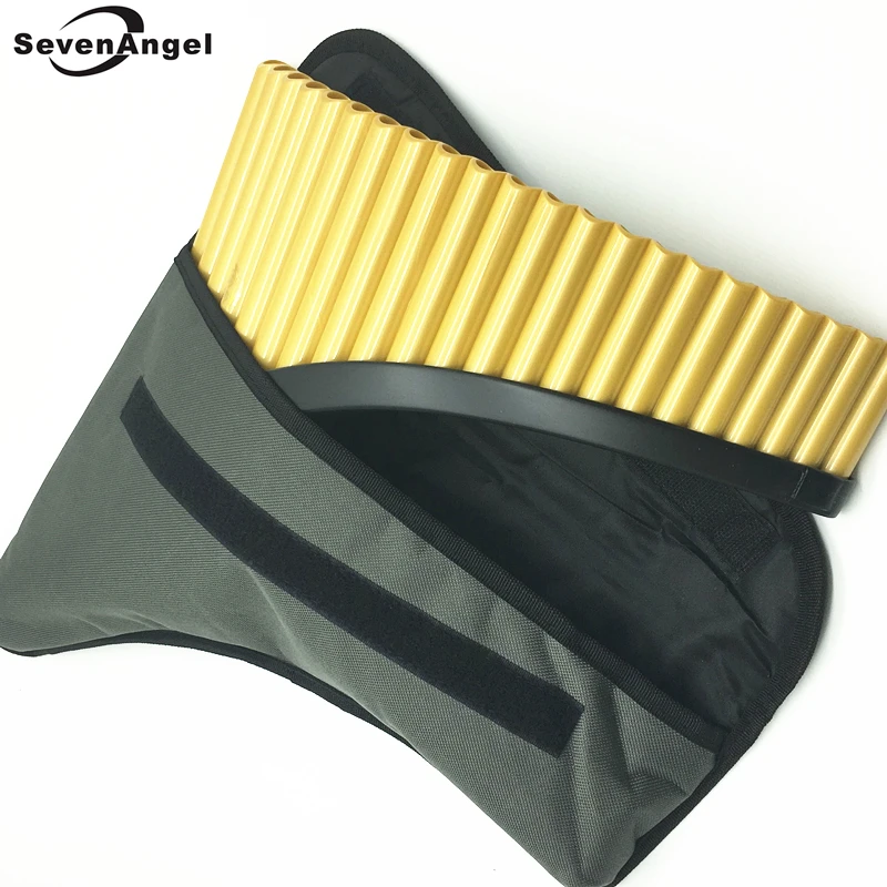 Panflute 22 أنابيب ABS البلاستيك أو خامة بامبو الناي رومانيا مفتاح G Panpipes آلات موسيقية 100% جديد الناي عموم مع حقيبة