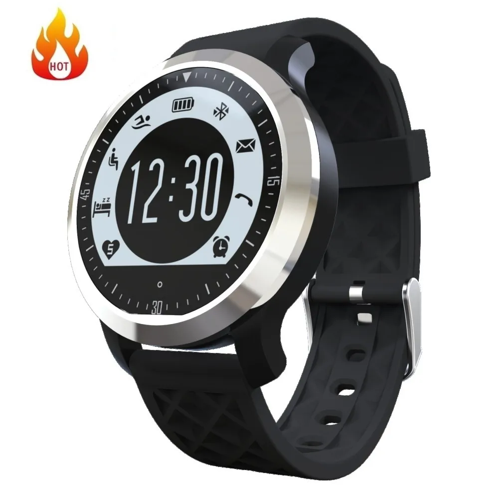 Hot F69 Bluetooth Smart Watch Wrist font b Smartwatch b font for Android IOS Wearable Device