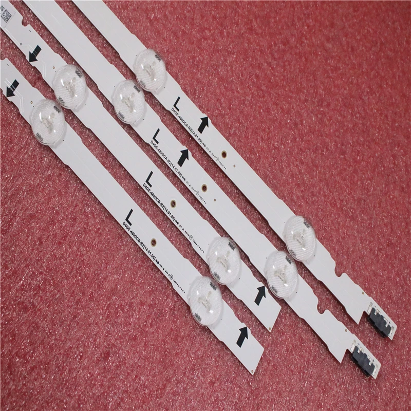 Tira Conduzida Luz de Fundo para Samsung Ue48j5500ak Ue48h6240 Ue48h6400ak Ue48j6275su Ue48j5510ak Ue48j6270 Ue48j6250 Ue48j6250su 12 Pcs - Imagem 3