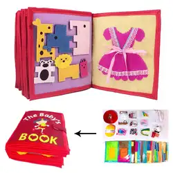 Детская 3D ткань для поделок книга нетканый для раннего развития игрушка Картина Книга руководство книга для младенцев для раннего