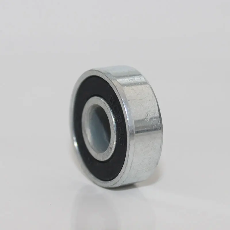 

608 Skateboard Hand Spinner Bearings Roller Ball Skating Metal Silver Edge
