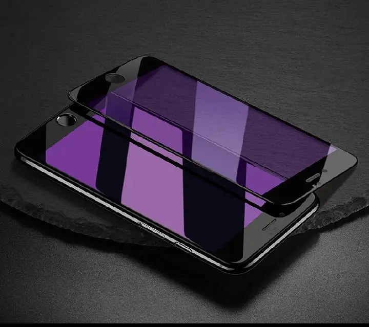 

4D surface anti-blue mobile phone protective film for iphone X 8 plus full screen overlay protective film for iPhoneX 8 7 6 plus