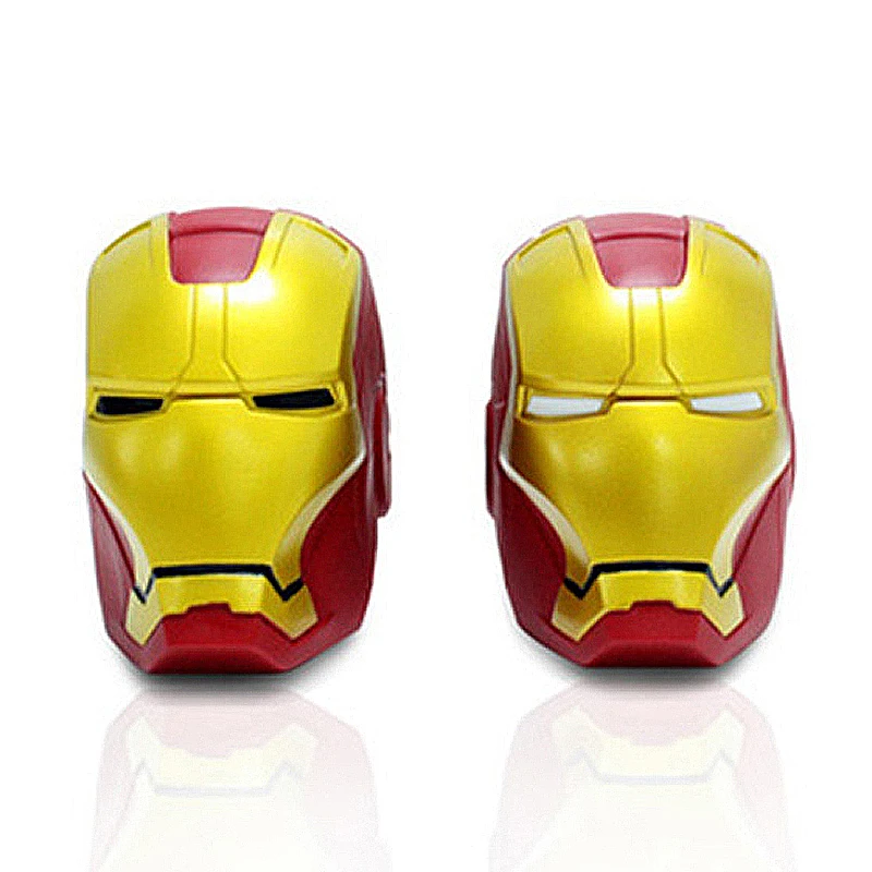 Marv Super Hero Avengers Iron Man Cute Coin Bank Black White Eyes Piggy Bank Money Saving Box Money box Figure Box Toy 14*10cm