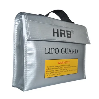 

HRB 240x65x180mm Fireproof RC LiPo Battery Portable Explosion-Proof Safety Bag Safe Guard Charge