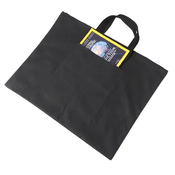 

Black Portable Canvas A2 Single Shoulder Drawing Sketch Board Storage File Bag School Art Painting Bag