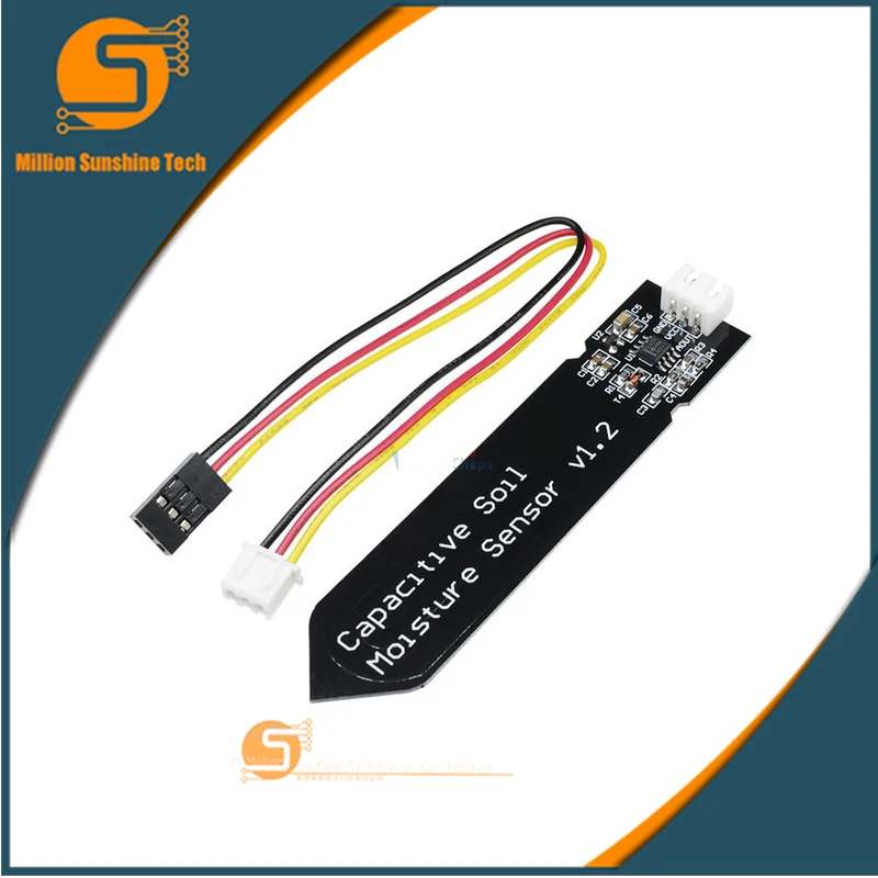 

Free shipping NEW ! Capacitive soil moisture sensor not easy to corrode wide voltage wire for arduino