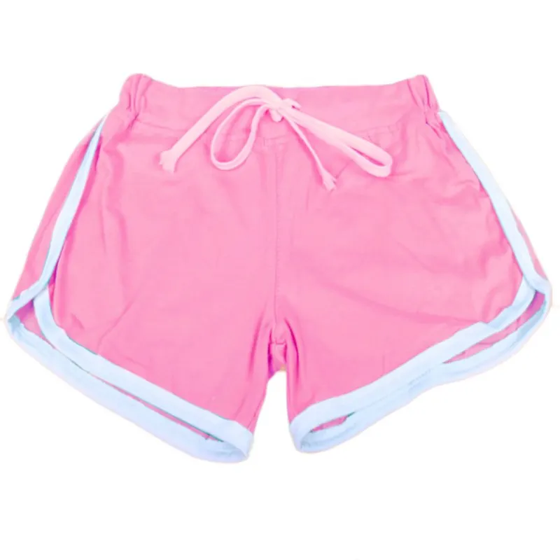 Running Shorts Waist Fast Drying Drawstring Women Sport Running Shorts Anti Emptied Cotton Contrast Correndo Shorts GYM Yoga