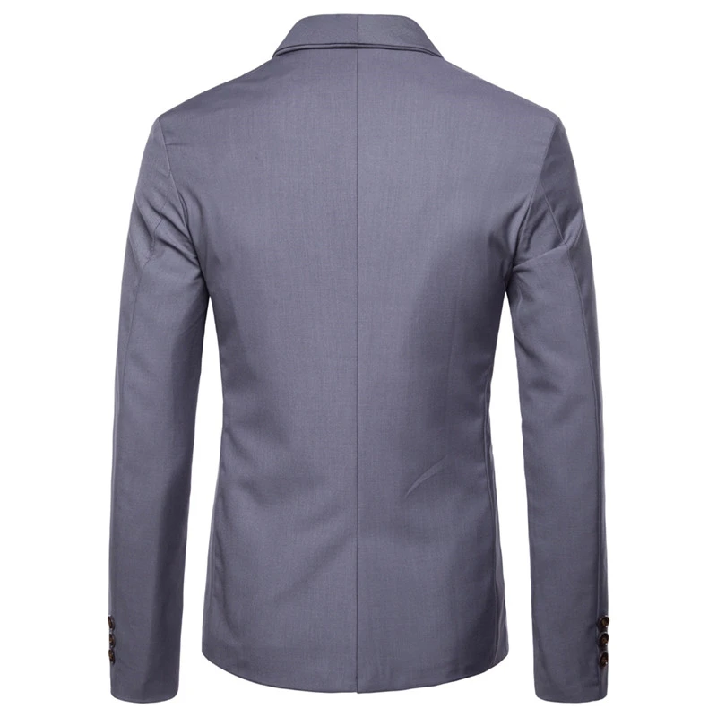 Модная Новая мужская двубортная приталенная куртка, Мужская куртка изготовленная на заказ