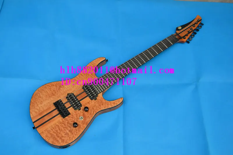 

retail new 7-strings electric guitar the brick guitar with black hardware made in China +EMS free shipping+foam box F-1951