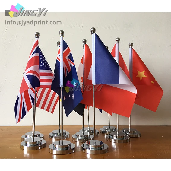 Wholesale Cheap Mini Table Flag Desk Flag Desk Top National Flag