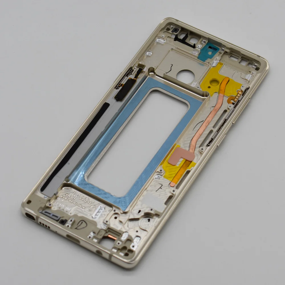 Для samsung Galaxy Note 8 N950 s8 G950 средняя рамка Безель металлического Корпус чехол с Мощность кнопка регулировки громкости