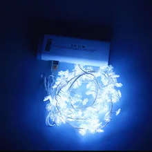 2M 120 LED IP65 Waterproof String Lights Garland Heart Butterfly Snow Christmas Tree Luces Decoracion Lighting USB Power Supply