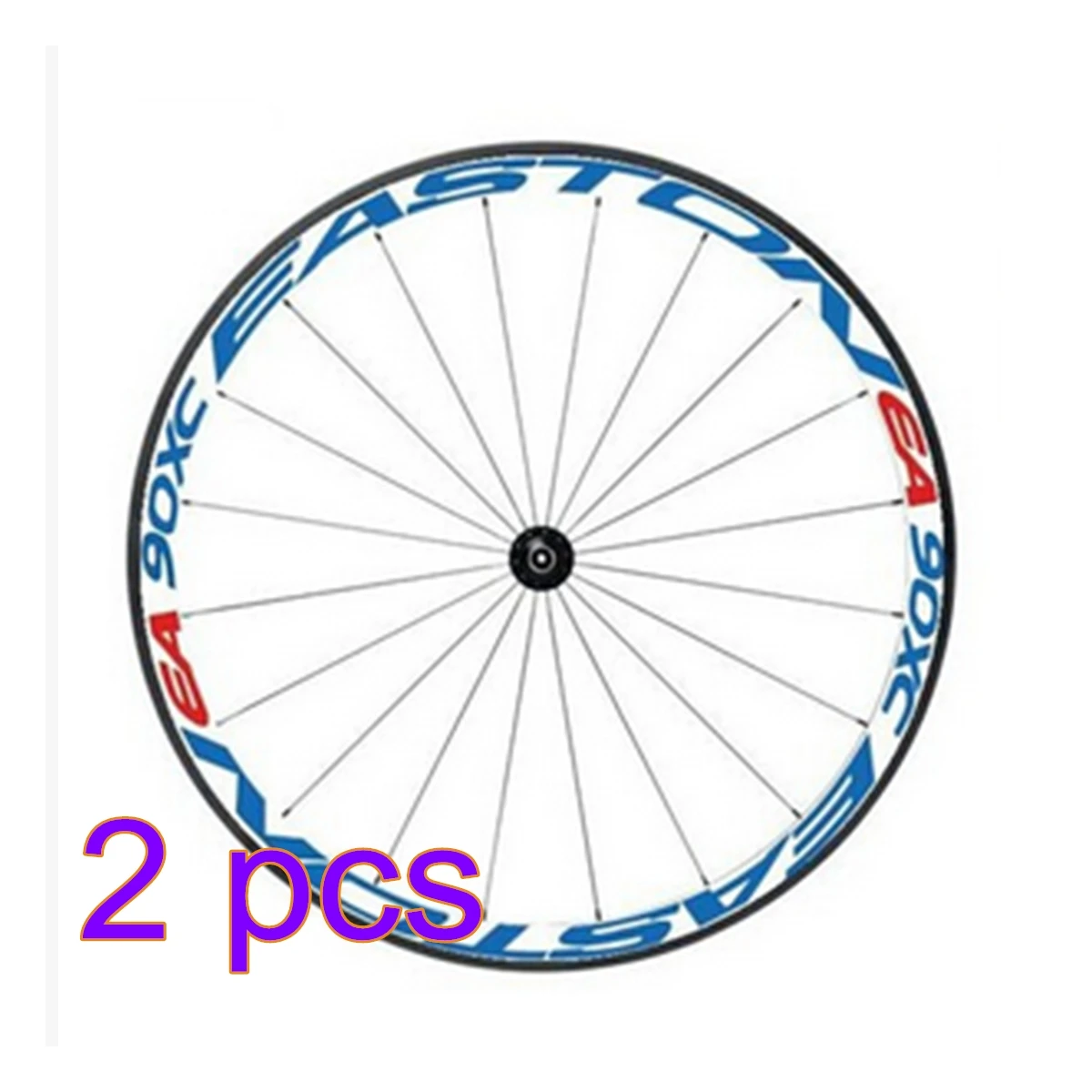 iguardor 2pcs Bike Bicycle Wheel Rims Light Reflective Stickers Decal