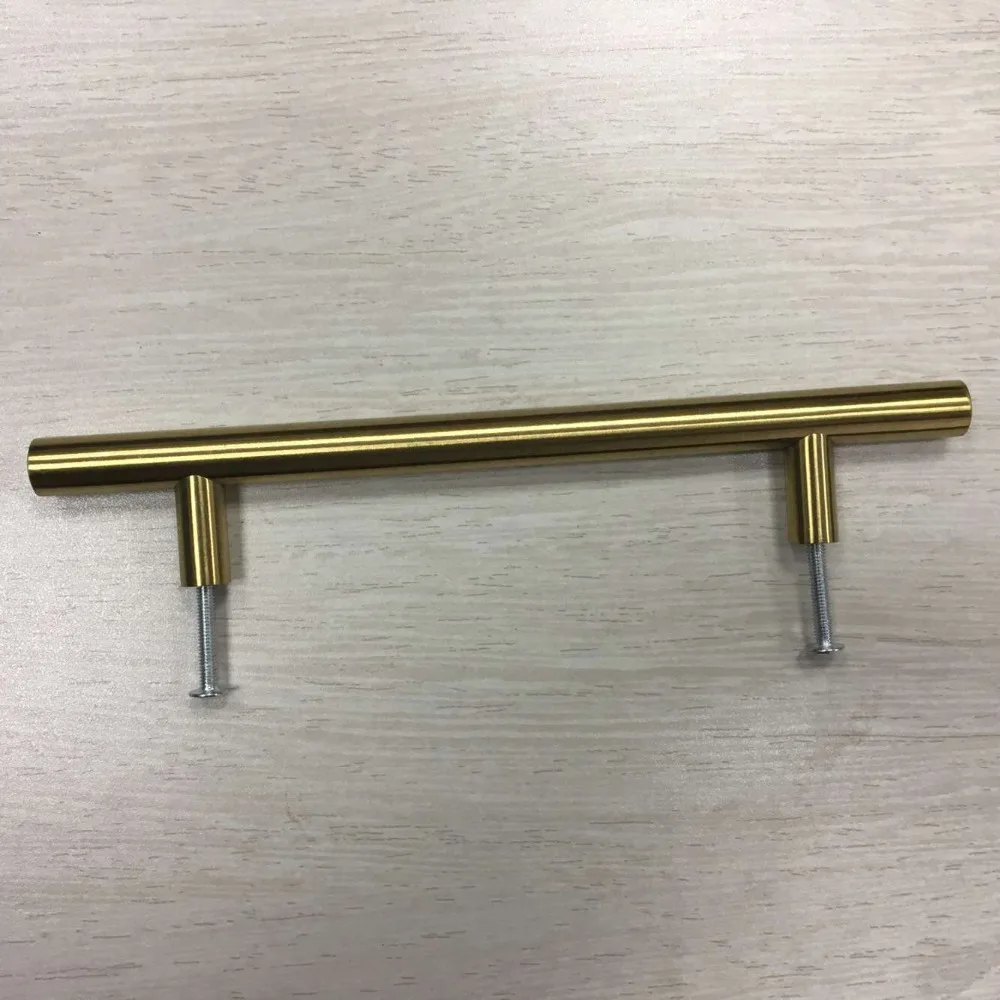 5 упак. Нержавеющая сталь дюймов золотые ручки шкафа goldenwarm шкаф современный ящик