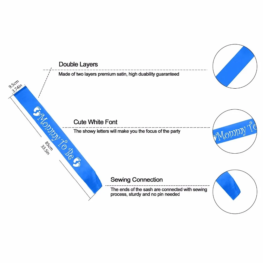 Синий пояс для мамы, мамы, ребенка, мальчика, девочки, украшение для душа, вечерние украшения для новорожденных, подарки для беременных