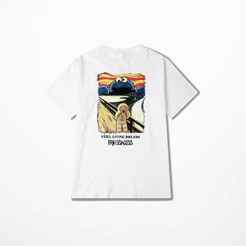 

2019 New Fashion Spoof Japanese Hip Hop T Shirt Men Women Harajuku T-Shirt Letter Print Short Sleeved Tees Tops Streetwear S-3XL