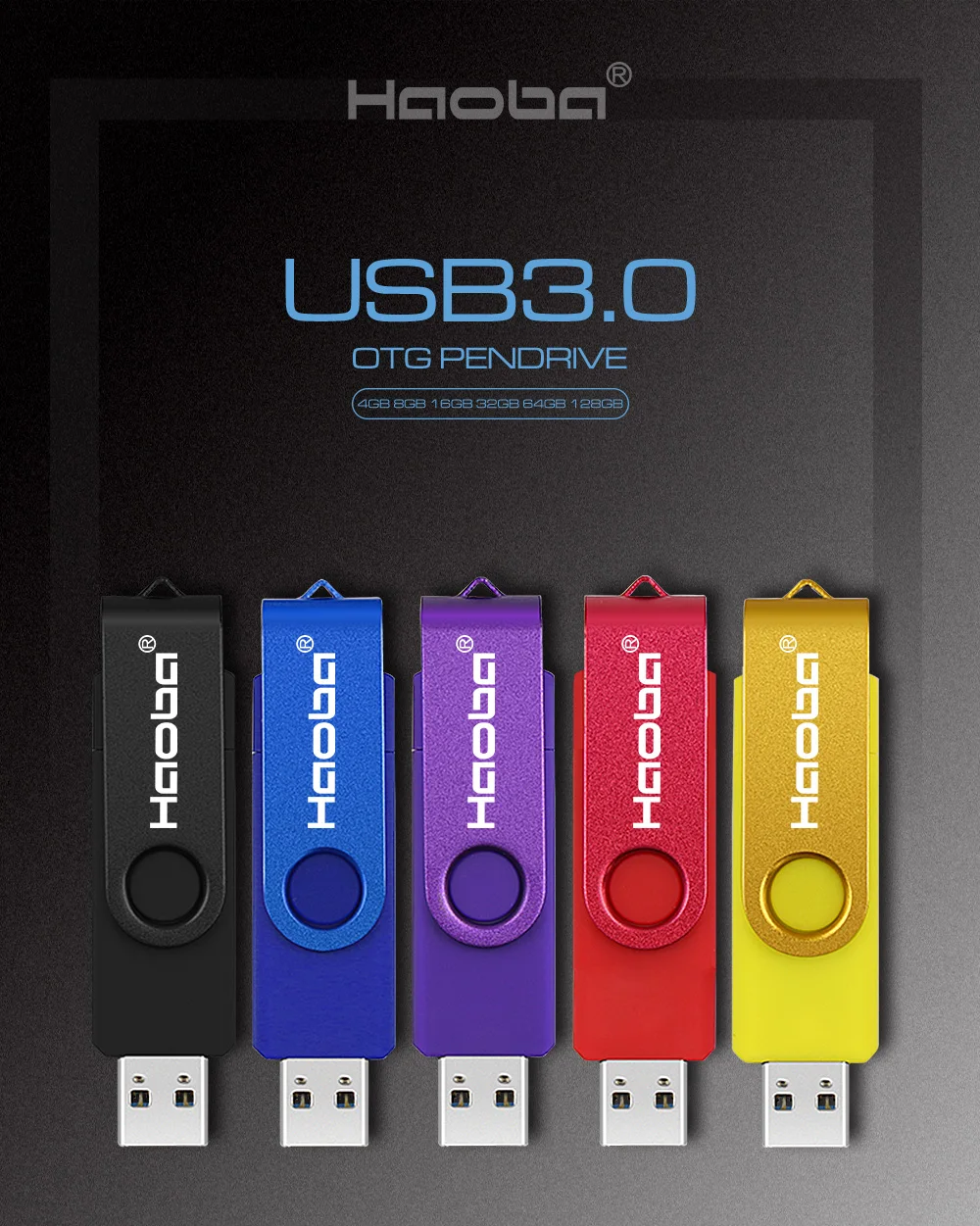 Высокоскоростной usb 3,0 OTG 64 ГБ флеш-накопитель USB флеш-накопитель 128 Гб внешний накопитель memoria usb 32 Гб 16 Гб Micro USB флеш-накопитель