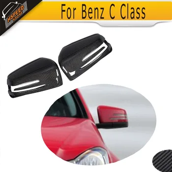 

C Class Carbon Fiber Car Side Mirror Cover For Mercedes Benz W204 Facelift 2011 2012 2013 2014 2015 2016