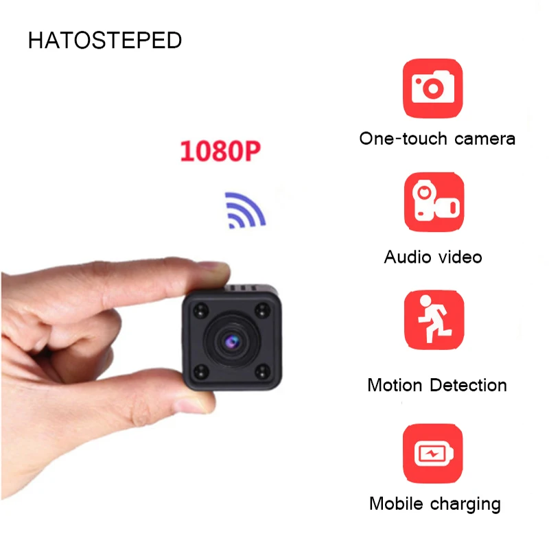 Meilleur Mini WiFi caméra 1080 p HD À Distance la lecture vidéo petit micro cam Détection de Mouvement de Vision Nocturne Home Monitor 64g mini caméscope