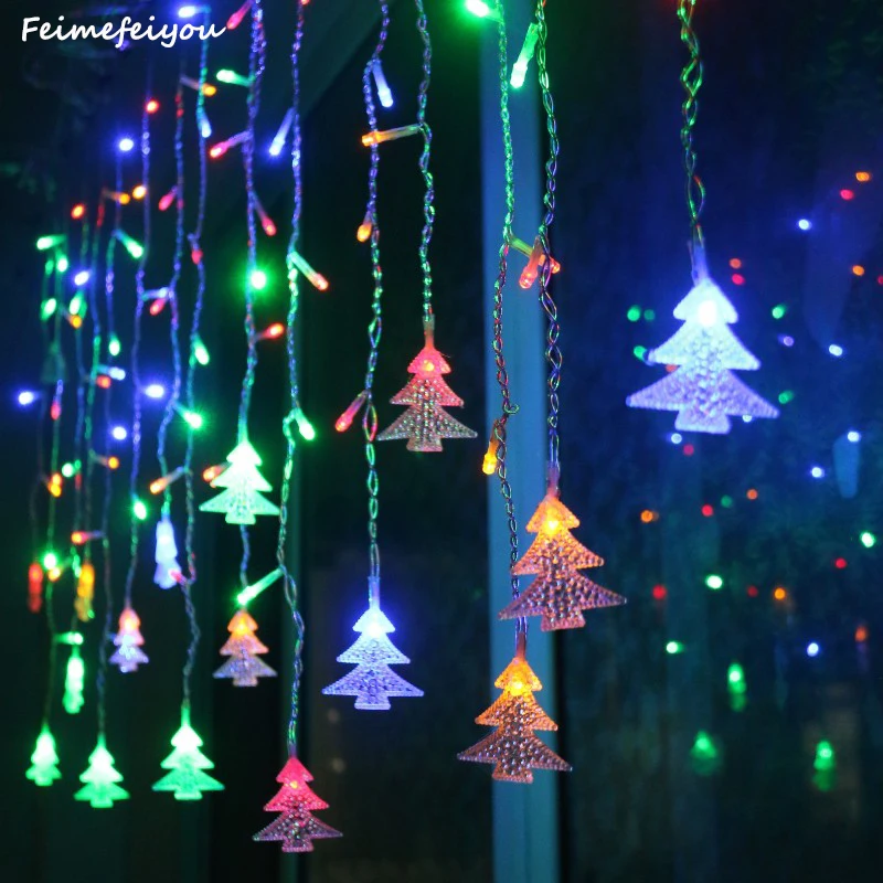 Feimefeiyou Garden outdoor decoration 3.5m 96 leds 5m 216 leds curtain icicle string led lights New year Garden Birthday Wedding Feimefeiyou Garden outdoor decoration 3.5m 96 leds 5m 216 leds curtain icicle string led lights New year Garden Birthday Wedding