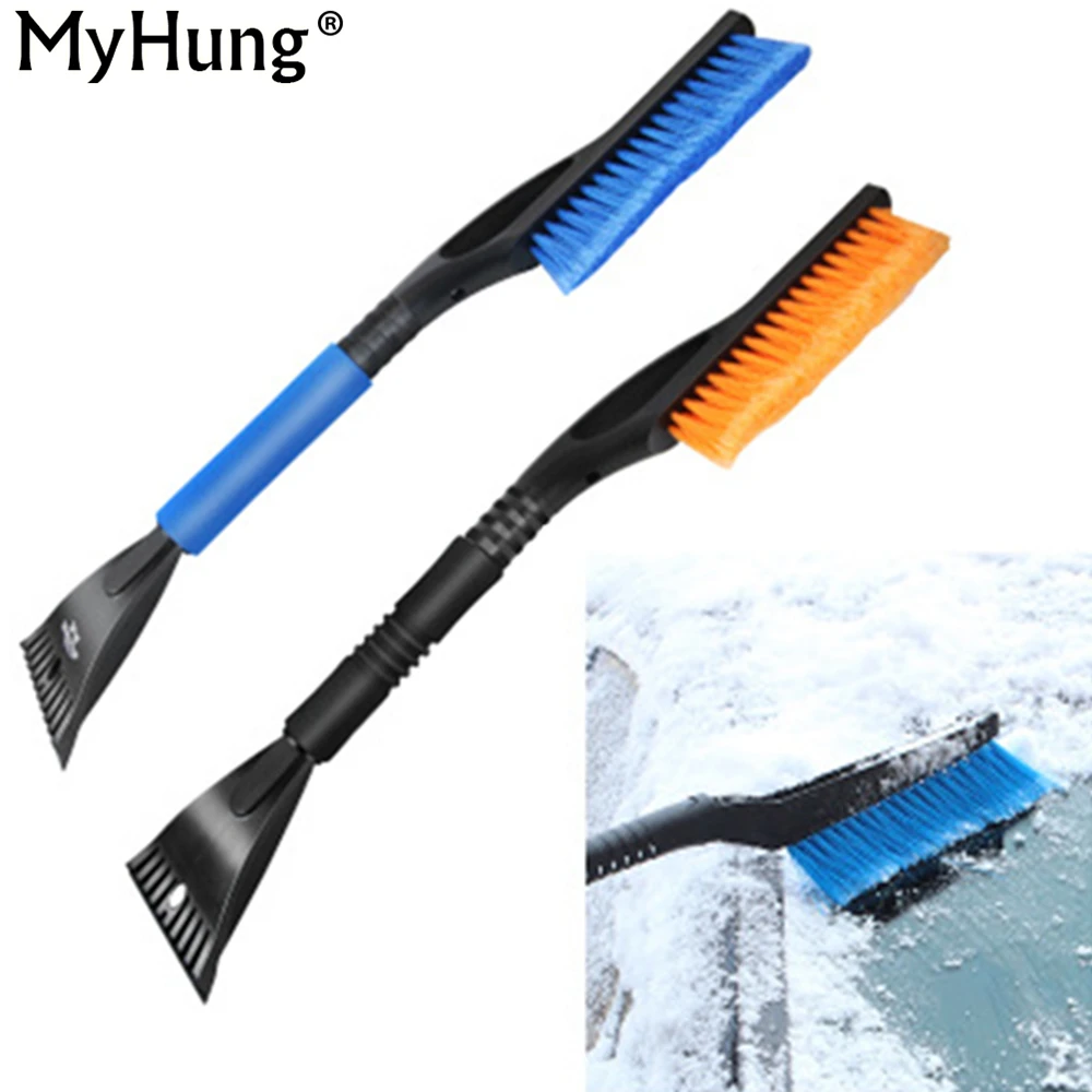 

Car Snow Brush With Foam Grip With Ice Scraper Tools For Any Vehicle Winter Window Cleaning For All Cars Auto Accessories 1pc