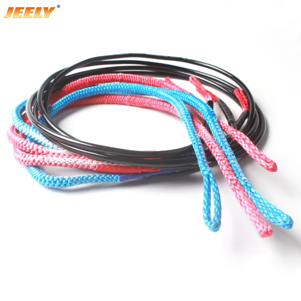 1 قطعة 1020 مللي متر مجموع طول UHMWPE Satefy خط حبل مع PVC المغلفة ل الشراعي بار و الدجاج حلقة QR