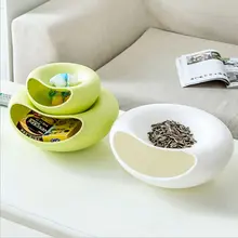 Мини-полукруглый Настольный мусорный контейнер пластиковая защита окружающей среды ящик для хранения продуктов Гостиная Ванная комната мусорные ящики для хранения