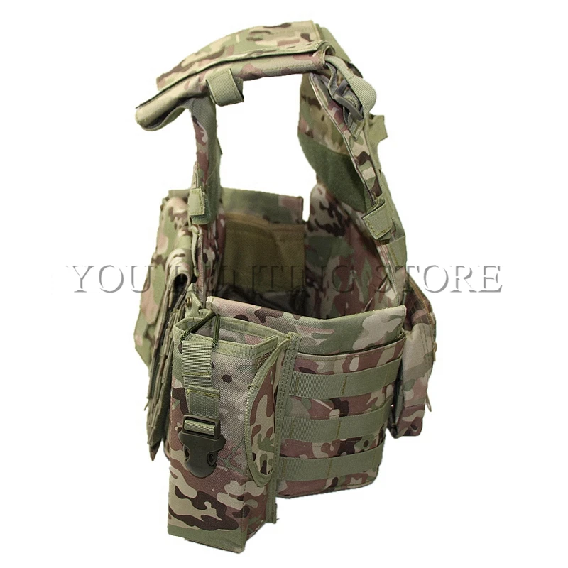  CP MOLLE Military Training Hunting Gaming Vest Tactical Airsoft Paintball Gear Combat Military Assa