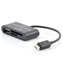 Micro USB Micro SD SDHC TF кард-ридер для samsung Galaxy Tab S 4 3 T230 P8200 T320 T311 Note 8,0 N5100 OTG Android телефонов