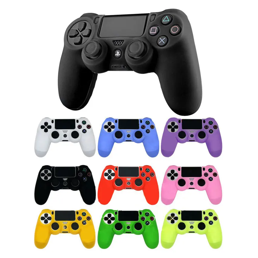 YuXi мягкий силиконовый резиновый чехол для Play Station Dualshock 4 PS4 DS4 Pro тонкий контроллер кожи