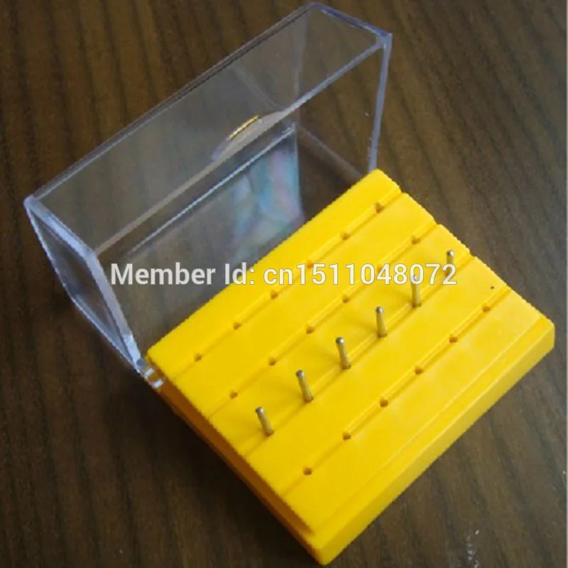 

Free shipping 2PCS NEW DENTAL 24 HOLES PLASTIC BUR HOLDER BLOCK CASE