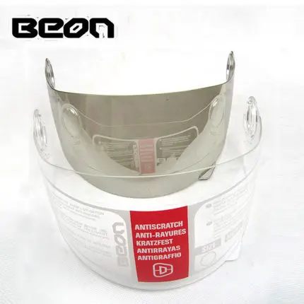 

Beon helmet visor B-500 full face helmet visor lens motorcycle capacete PC Anti-UV visor lens brown and clear